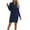 Navy Dress for Women, variant on Ygbgbb Women's Two-piece Solid Color Knitted Long-sleeved Slim Hip Skirt Suit (Black,S)