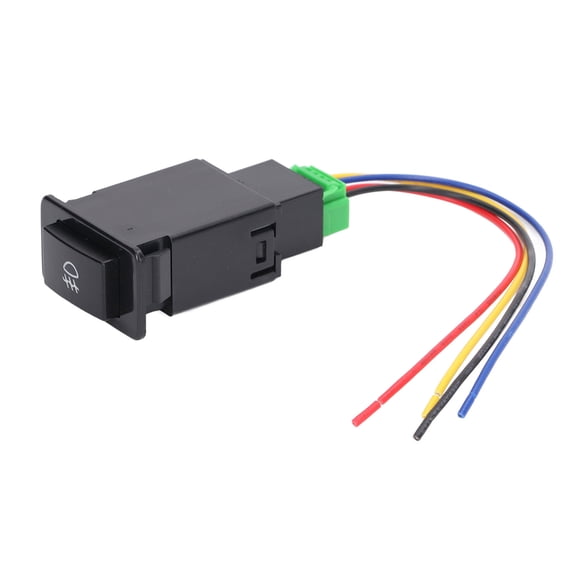 Yajisi 12V 5 Pin Harness Switch Car Fog Light Modified Switch with Wire IP67 Protection Automotive Accessories
