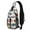 Cute Cartoon Ex, variant on Cheesy Pizza Print Sling Bag, Italian Food Crossbody Daypack for Fast Food Lovers and Pizza Party Time Enthusiasts