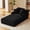 Black, variant on Tmsan Grey Chaise Lounge Chair Indoor,78.7"Oversized Boneless Chairs Sofa Bed,Corduroy,for Living Room,Bedroom,with 3 Pillows,No Assembly Required