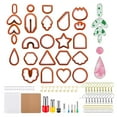 thumbnail image 1 of Earrings Cutters, Various Shapes Plastic Clay Cutters, 1 of 6