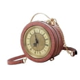thumbnail image 1 of Bolso bandolera jinwen con reloj de piel sintética Rosa, 1 of 8