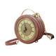 thumbnail image 1 of Bolso bandolera jinwen con reloj de piel sintética Rosa, 1 of 8