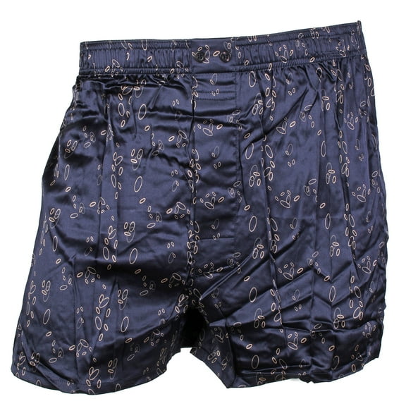 Intimo Mens Allover Ovals Pattern Boxer Briefs Underwear