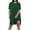 Z-Dark Green314, variant on JIAYUE Women 2 Piece Outfits Sets Casual Short Sleeve Oversized Solid Color Tops Tight Shorts For Daily Wear Side Slit Spring Summer Versatile Fashion Round Neck Female Clothing Set