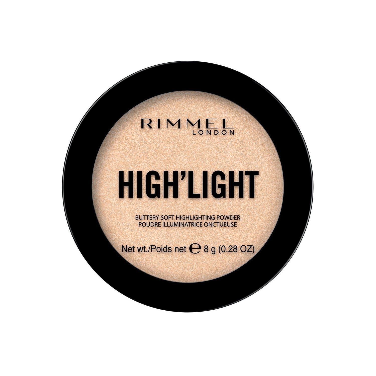 Rimmel High'Light, buttery-soft highlighting powder, contains highly-reflective pigments, gives you a luminous glow, 100% Cruelty-Free, A truly luminous glow