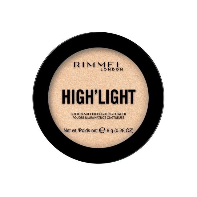 Rimmel High'light, Buttery-Soft Highlighting Powder, Contains Highly-Reflective Pigments, Gives You a Luminous Glow, 100% Cruelty-Free, Stardust