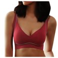 thumbnail image 6 of Sngxgn Women's Sports Bra Seamless Longline Sports Bras for Women(Red,XL), 6 of 8