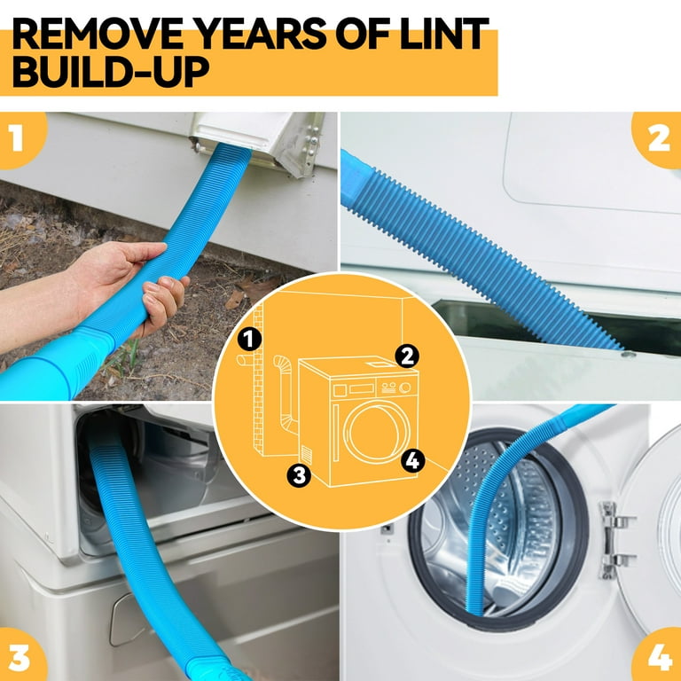 propuri Dryer Vent Cleaning Kit, Dryer Lint Vacuum Attachment