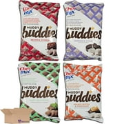 Muddy Buddy Variety Pack Includes Peanut Butter & Chocolate, Brownie, MInt and Cookies & Cream | Pack of 4