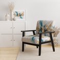 thumbnail image 2 of Designart "Teal and Gold Elegance" Upholstered Minimalism Accent Chair and Modern & Contemporary Arm Chair - Multiple Color & Pattern, 2 of 7
