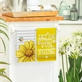 thumbnail image 4 of bamooi Stripes Daisy Bees Spring Kitchen Towels Dish Towels, 18x26 Inch Hello Sunshine Seasonal Summer Decoration Hand Towels Set of 2, 4 of 6