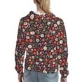 thumbnail image 7 of Lsque Winter Holiday Christmas Pattern Casual Women's Hoodie,Hooded Sweatshirt with Kangaroo Pocket,Pullover Hoodie with Eye-catching Drawstrings-XX-Large, 7 of 7