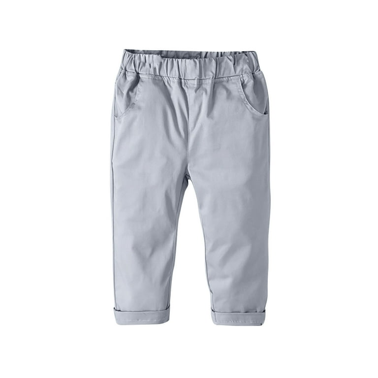 ZyeKqe Newborn Infant Toddler Dress Pants Baby Boys High Waisted Pull on  Pants Solid Color Straight Leg Formal Pants - Walmart.com
