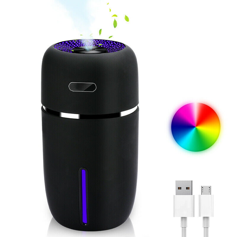 7 Color LED Changing Small Living Room Humidifier Portable Cool Mist Office Yoga 