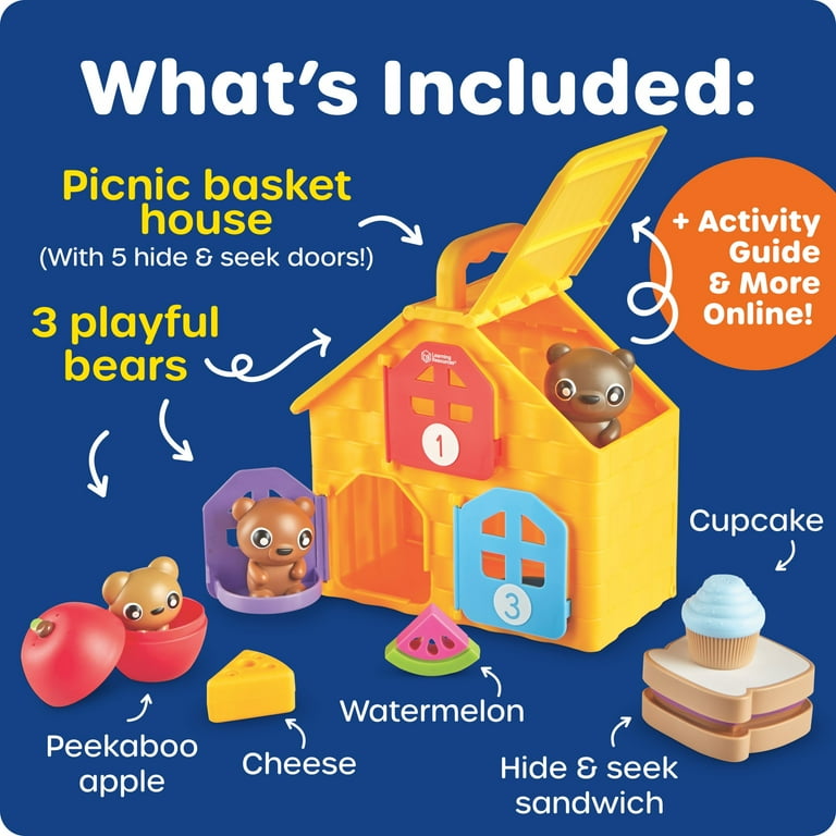 Learning Resources Three Bear Family Storytime Picnic, Shape