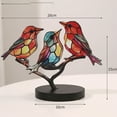 thumbnail image 7 of Fufafayo under $5 Bird Decorations, Bird Ornaments, Colorful Wooden Bird Decorations for Home and Garden, Hanging Pendants for Flower Pots, Balcony, Living Room, Eye Catching Decorative Accents, 7 of 7