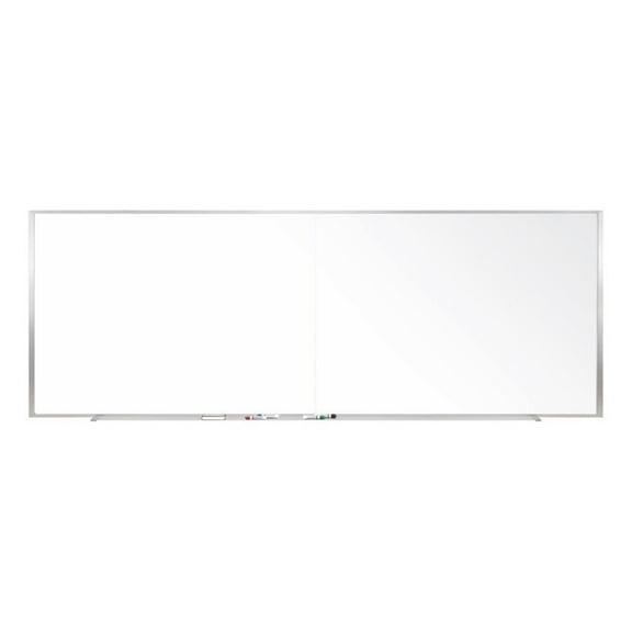 Ghent M1 Porcelain Whiteboard Aluminum Frame Magnetic 4 x 12ft 2 pieces w/Joiner