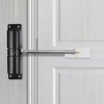 thumbnail image 2 of Door Closer Household Black Belt Wheel Adjustable Automatic Door Closing Light Zinc Alloy Spring Door Closer, 2 of 5
