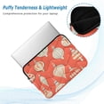 thumbnail image 2 of FORMRS 15-15.6 inch Laptop Sleeve Case Soft Carrying Quilted Computer Bag Cover, Beige Christmas Ornaments Pattern, 2 of 7