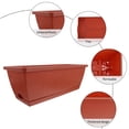 thumbnail image 3 of DEEPCRAFF 3Ud Jardinera Plástica Roja Rectangular Para Plantas Con Circulación Óptima De, 3 of 7