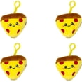 thumbnail image 1 of Set de 12 Piezas Llavero Pizza de peluche 10 cm, 1 of 5