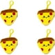 thumbnail image 1 of Set de 12 Piezas Llavero Pizza de peluche 10 cm, 1 of 5