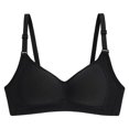thumbnail image 2 of Girls Training Bra Teen Lightly Padded Cotton Developed Bra Solid Adjustable Straps No Wire A-Cup, 2 of 5