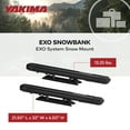 thumbnail image 5 of Yakima EXO SnowBank 5 Ski or 4 Snowboard Universal Mount Travel Roof Rack, 5 of 12