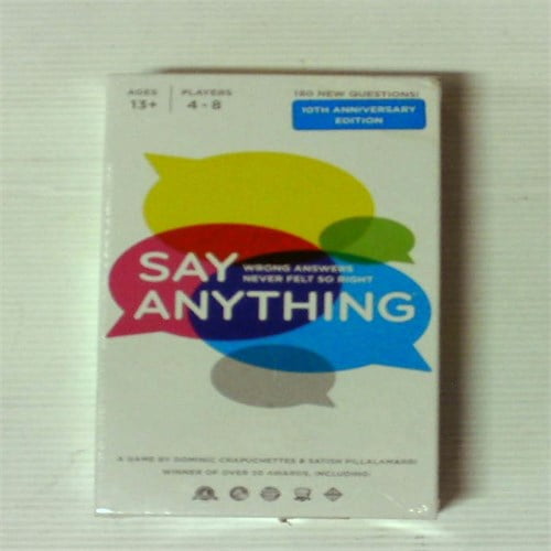 Say Anything 10th Anniversary Board Game