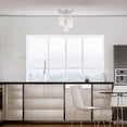 thumbnail image 4 of DESIGNERS FOUNTAIN Cedar Lane 3-Light Semi Flush Mount Ceiling Light, Brushed Nickel, D236M-SF-BN, 4 of 4