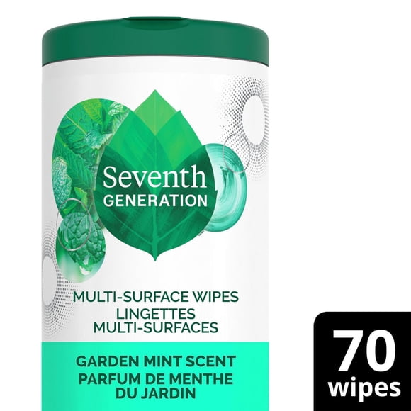 Seventh Generation Garden Mint Scent Multi-Surface Wipes