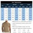 thumbnail image 4 of Mens Mock Turtleneck Shirts Casual Cotton Short Sleeve Shirt Basic Half Neck T-Shirts, 4 of 10