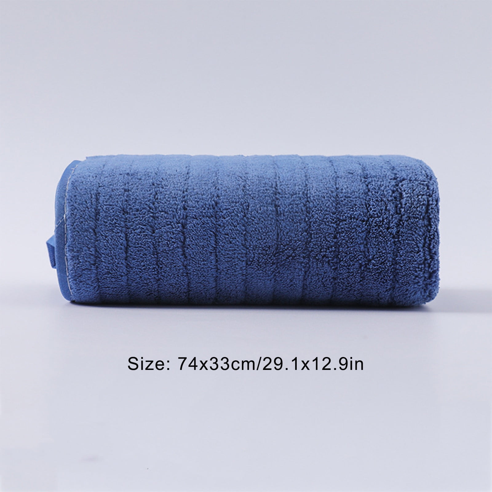 Hiroekza 12Pcs 100% Cotton Hand Towels Set for Bathroom Face & Shower Towels - Skin-friendly, Soft, Absorbent for Gym & Spa Use, Hand Towels Bulk Pack Blue
