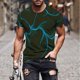 thumbnail image 2 of Camisetas de Manga Corta para Hombre Imprimir Cuello Redondo Camiseta de Moda Casual, Camiseta de Disfraz de Poliéster para Uso Al Aire Libre, Diario Y de Verano de Primavera, 2 of 5
