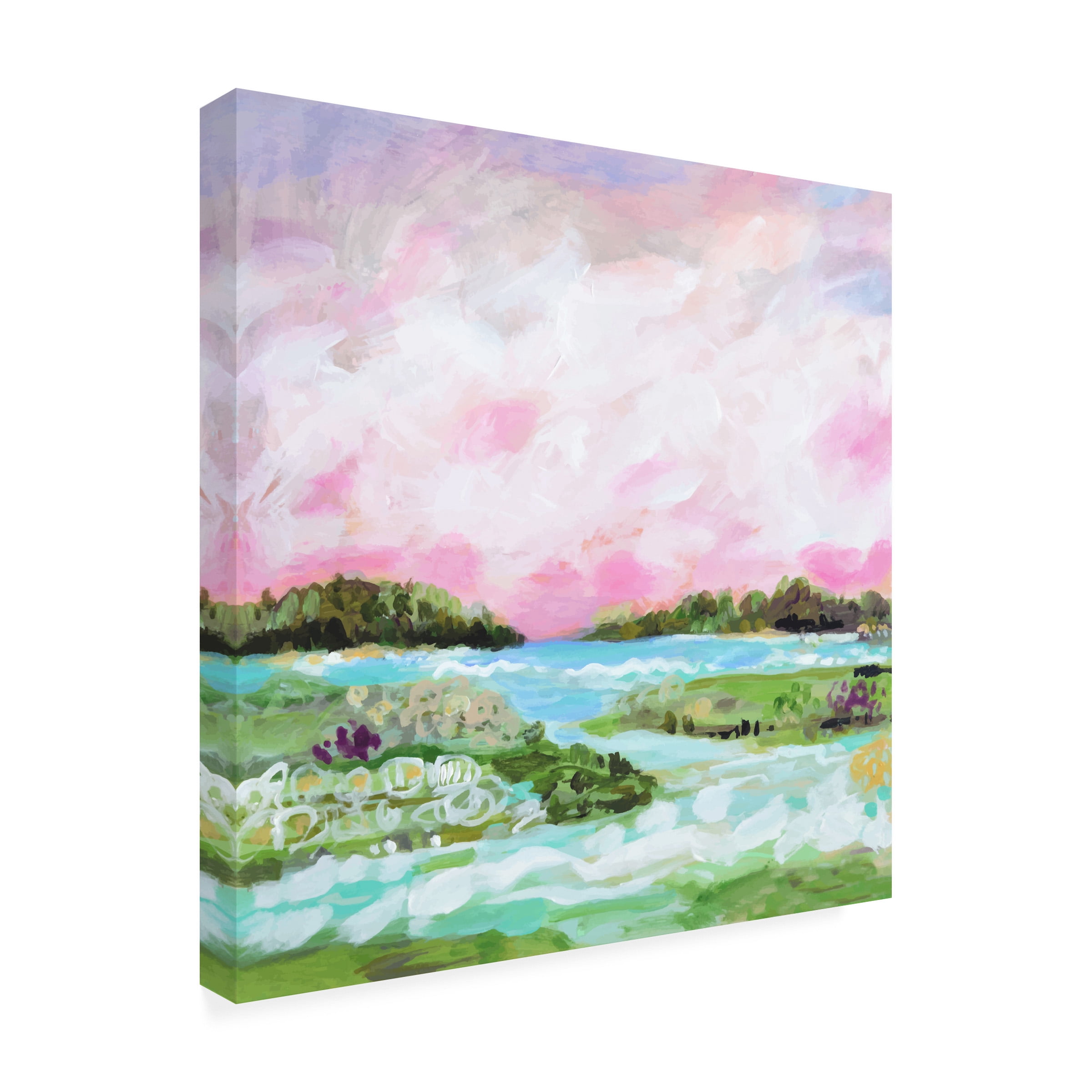Karen Fields 'Surfscape VIII' Canvas Art