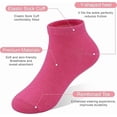thumbnail image 4 of GENTABY 20 Pairs Toddler Girls Ankle Socks, Low Cut Short Soft Socks for Girls Kids Children Aged 1-13, 4 of 7