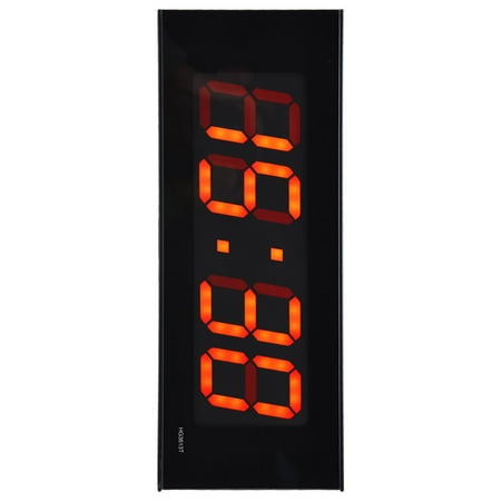 

Digital Wall Clock Electronic Hanging Clock Auto Dimmable Large Display 100-240V For Library For Study 3613 Single Time Red Light