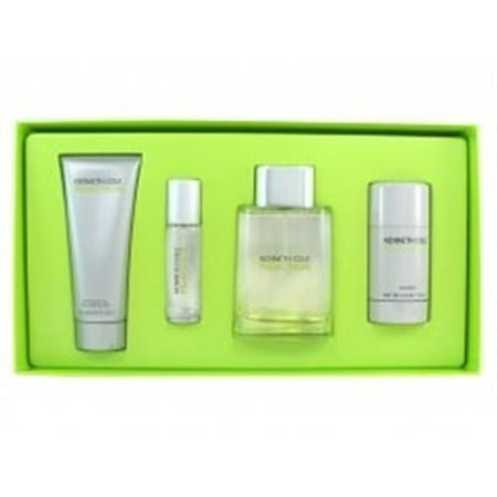 KENNETH COLE REACTION by Kenneth Cole Gift Set for MEN: EDT SPRAY 3.4 OZ & AFTERSHAVE GEL 3.4 OZ & DEODORANT STICK 2.6 OZ & EDT SPRAY .5 OZ