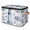 Multicolor 4, variant on ADECORIVY Ink Floral Storage Bin with Lid Fabric Colorful Flower Foldable Storage Baskets Boxes for Clothes Shelves Closet Organizer Containers with Leather Handles for Wardrobe