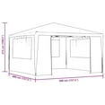thumbnail image 2 of vidaXL Party Tent Outdoor Canopy Tent Professional Patio Gazebo with Sidewalls, 2 of 8