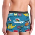 thumbnail image 5 of Balery Transportations With Cute Animals Men's Boxer Briefs, Soft and Breathable Cotton Underwear with nylon Waistband-X-Large, 5 of 9