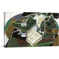 thumbnail image 1 of ARTCANVAS Book Pipe And Glasses 1915 Canvas Art Print by Juan Gris - Size: 26" x 18" (1.50" Deep), 1 of 9