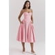 thumbnail image 1 of Vestido Sexy plisado liso para mujer, vestido elegante sin mangas con espalda descubierta y dobladillo suelto, vestido elegante de fiesta para mujer, batas de calle, 1 of 5