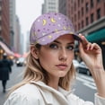 thumbnail image 5 of Playful Cartoon Baseball Cap – Kids Sketch Graffiti Design with Rocket and Galaxy Pattern, Adjustable Snapback Hat, Cute Fun Style, 5 of 6