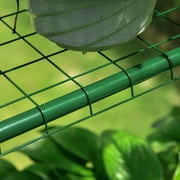 Outsunny 5 x 5 x 6 Mini Walk-in Greenhouse Kit, Portable Green House with 3 Tier Shleves, Roll-Up Door, and Weatherized Plastic Cover for Backyard Garden, Garden