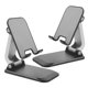 thumbnail image 5 of unbranded 2Ud Soporte Ajustable Para Teléfono Móvil Negro Con Base Estable Para Escritorio Y, 5 of 8