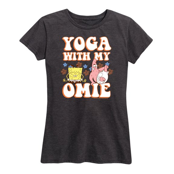 SpongeBob SquarePants - Yoga with My Omie - Women's Short Sleeve Graphic T-Shirt