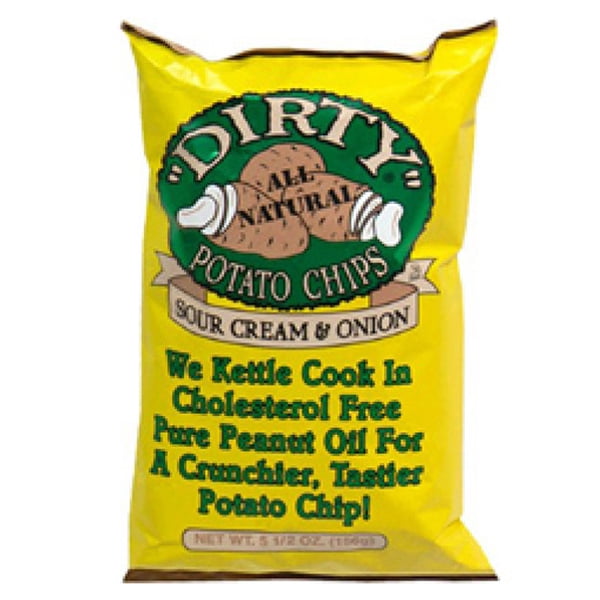 Dirty Sour Cream and Onion Potato Chips 2 oz Bags Pack of 25