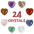 thumbnail image 3 of Valentines Day Gifts for Kids - 24 Pack Valentines Cards with Heart-Shape Gems - Valentine Crystals Rock Gift Exchange for Bo-ys Gir-ls Tod-dlers Class Class-room Sch-ool Party Favor, 3 of 9